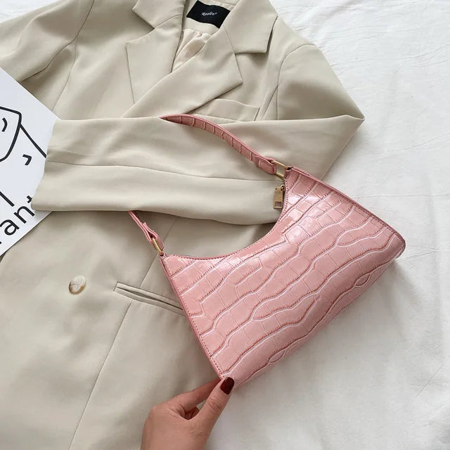 Modische PU-Ledertaschen für Damen Alligator