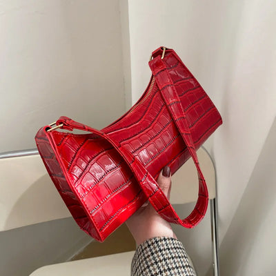Modische PU-Ledertaschen für Damen Alligator