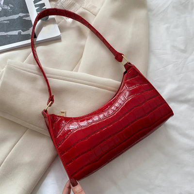 Modische PU-Ledertaschen für Damen Alligator
