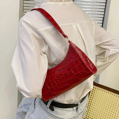 Modische PU-Ledertaschen für Damen Alligator