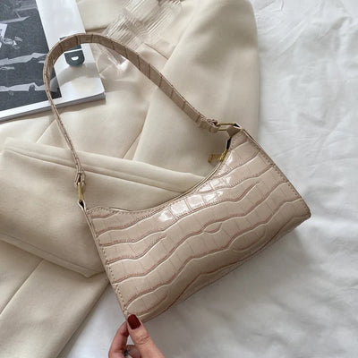 Modische PU-Ledertaschen für Damen Alligator