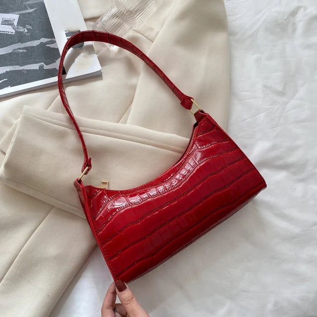 Modische PU-Ledertaschen für Damen Alligator