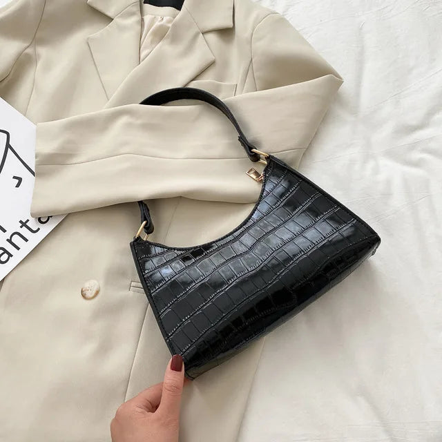 Modische PU-Ledertaschen für Damen Alligator