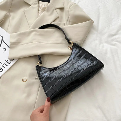 Modische PU-Ledertaschen für Damen Alligator
