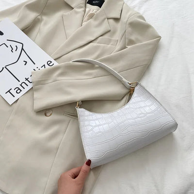 Modische PU-Ledertaschen für Damen Alligator