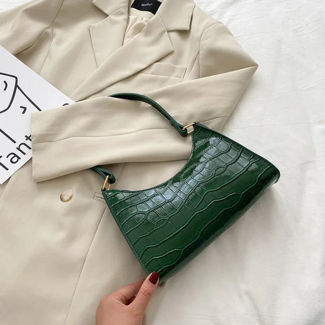 Modische PU-Ledertaschen für Damen Alligator