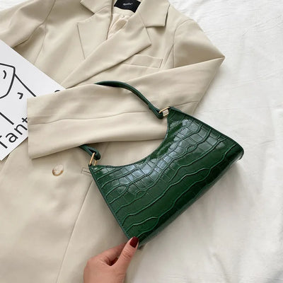 Modische PU-Ledertaschen für Damen Alligator