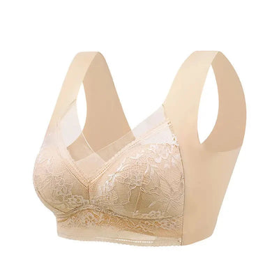 Damen Großer Push-Up-BH aus nahtloser Eisseide