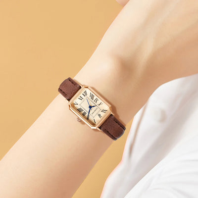 Mode Retro Digital Zifferblatt Casual Uhren Square