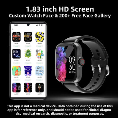 Wasserdichte Smartwatch mit Nachrichtenantwort