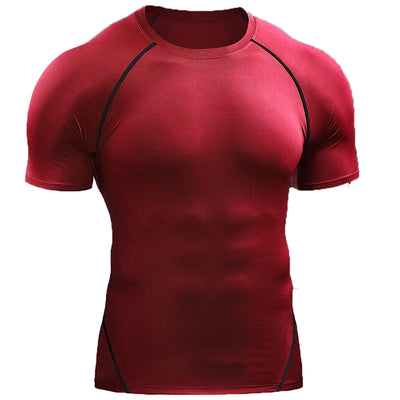 Kompressions-T-Shirt für Herren, Sommer-Sportbekleidung