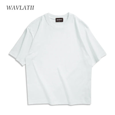 WAVLATII Übergroße Sommer-T-Shirts für Damen