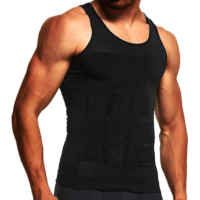 Kompressions-Body-Shaper-Tanktop für Herren,