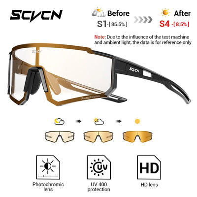 SCVCN Photochrome Sonnenbrillen Outdoor Sports