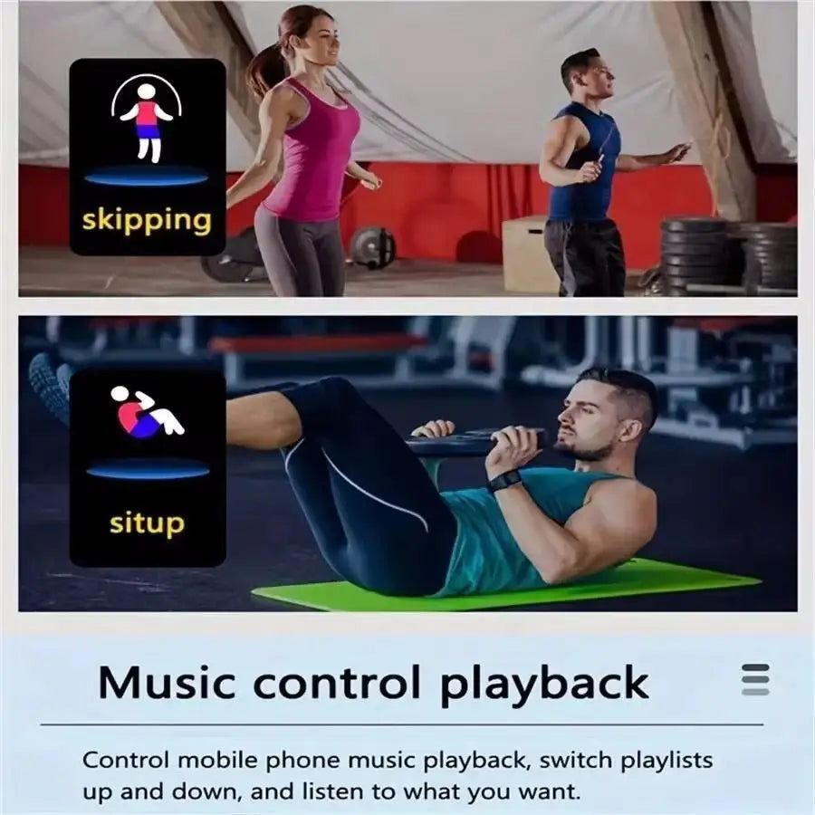 Smart Watch Sport Fitness Armband Steuerung Musik