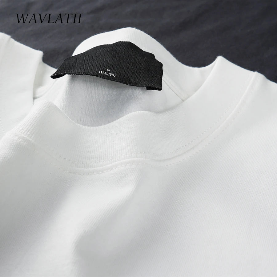 WAVLATII Übergroße Sommer-T-Shirts für Damen