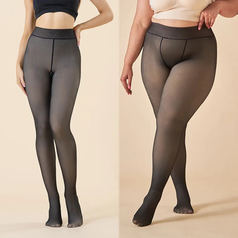 Verdicken Sie Thermo-Strumpfhosen Leggings Frauen Winter