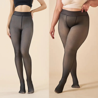 Verdicken Sie Thermo-Strumpfhosen Leggings Frauen Winter