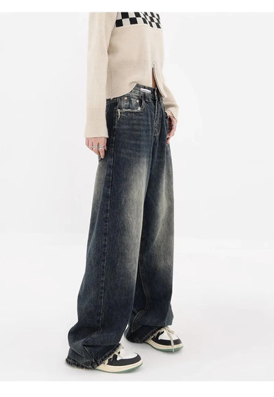Harajuku Y2K Lose Jeans Damen Streetwear