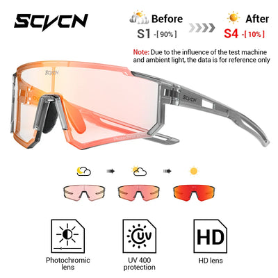 SCVCN Photochrome Sonnenbrillen Outdoor Sports