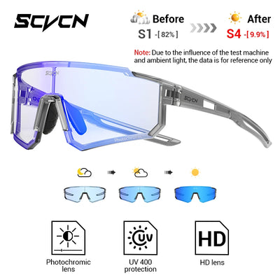SCVCN Photochrome Sonnenbrillen Outdoor Sports