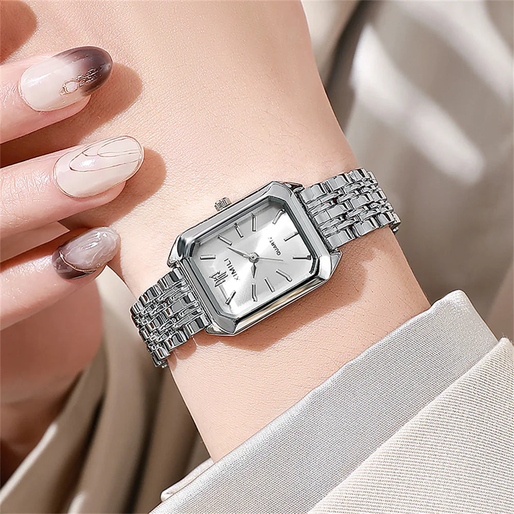 Luxus Damen Mode Quarzuhr Einfache