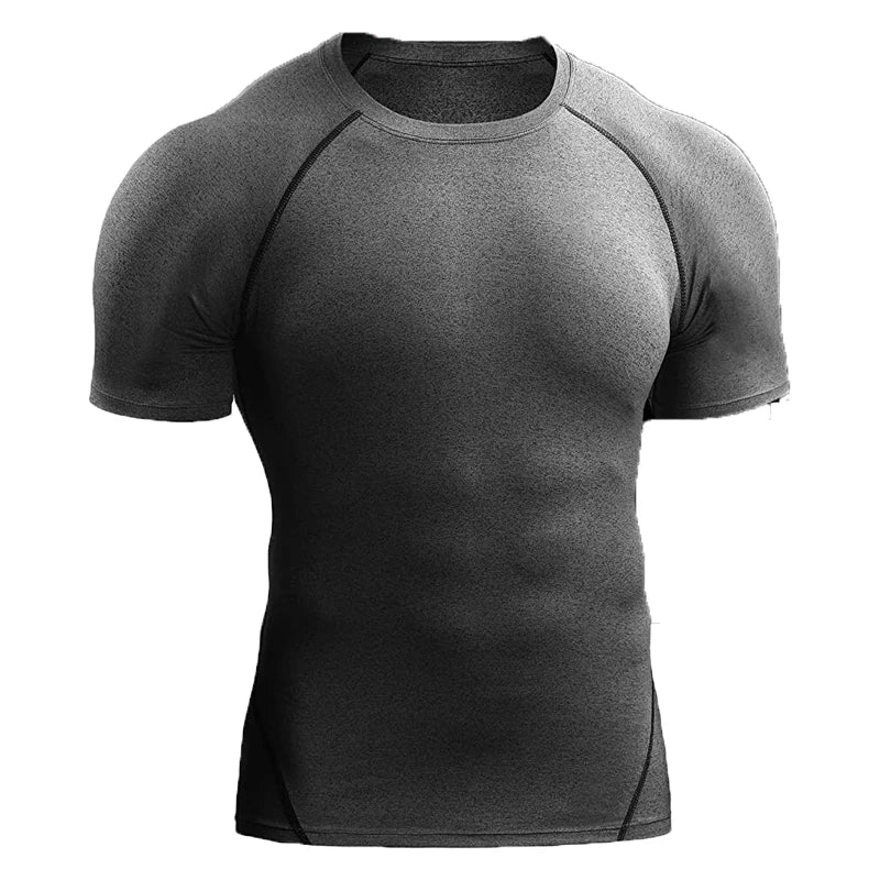 Kompressions-T-Shirt für Herren, Sommer-Sportbekleidung