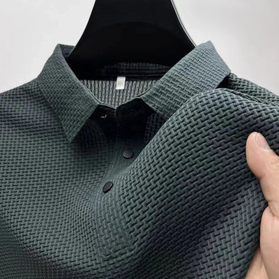 Neu Herren Business Casual Kurzarm Knochen