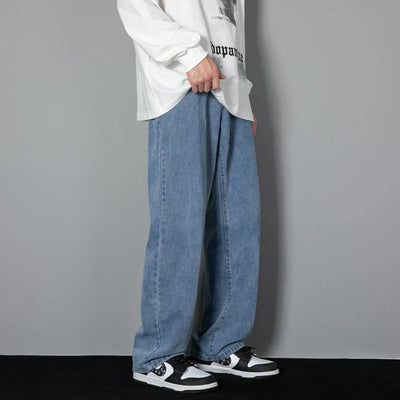 Neu Koreanische männer Casual Lange Jeans Klassische