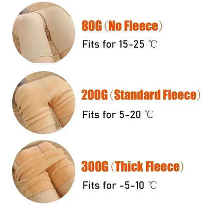 Verdicken Sie Thermo-Strumpfhosen Leggings Frauen Winter