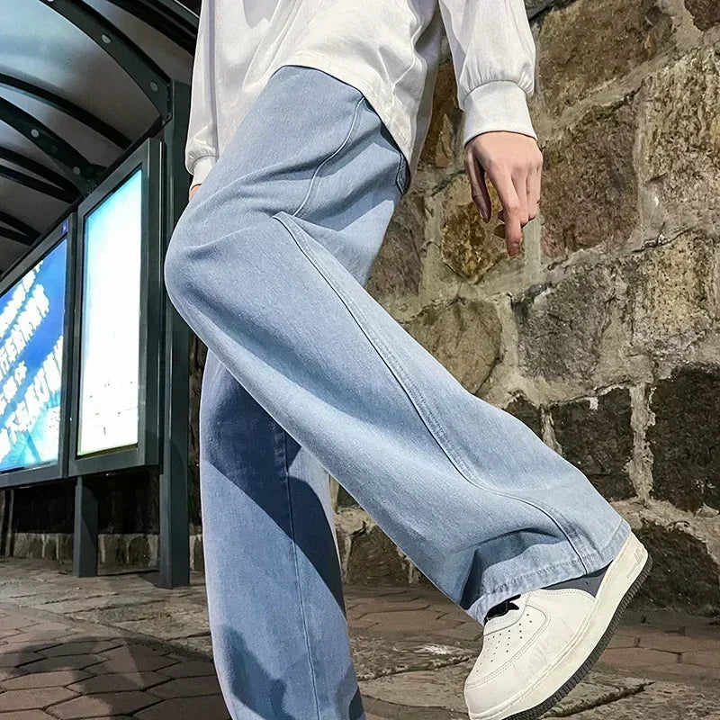 Streetwear Lose Jeans Männer Koreanischen Stil