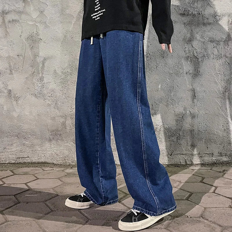 Streetwear Lose Jeans Männer Koreanischen Stil