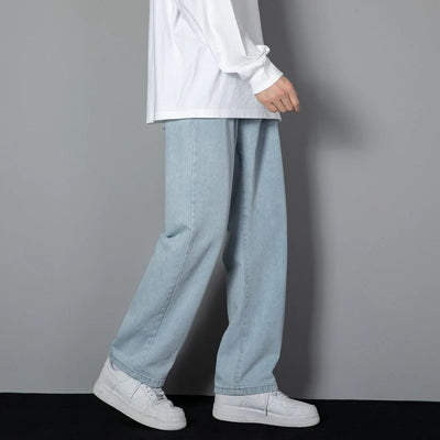 Neu Koreanische männer Casual Lange Jeans Klassische