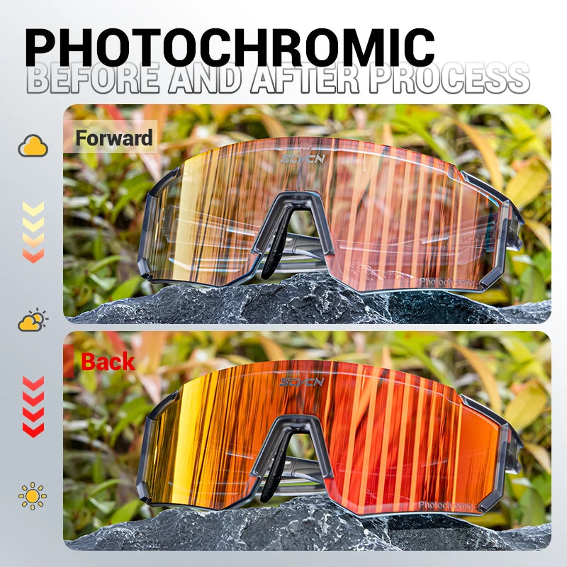 SCVCN Photochrome Sonnenbrillen Outdoor Sports