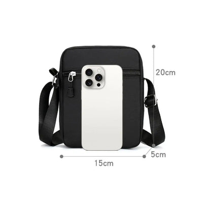 Oxford Umhängetasche Durable Mini Schwarz Mobile