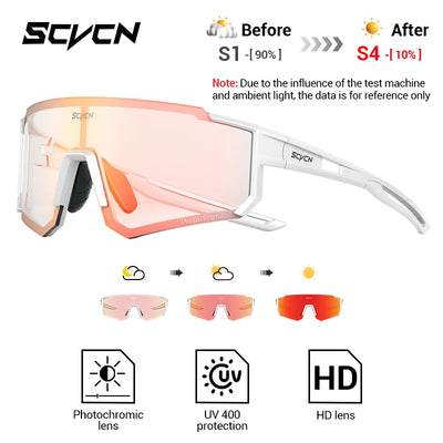 SCVCN Photochrome Sonnenbrillen Outdoor Sports