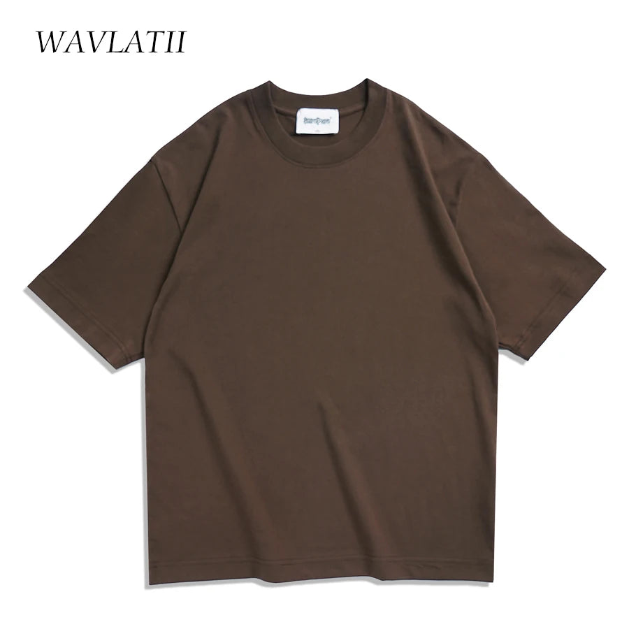 WAVLATII Übergroße Sommer-T-Shirts für Damen