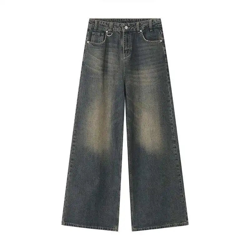 IEFB Vintage herren Baggy Denim Hosen Streetwear