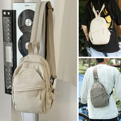 Umhängetasche Herren Single Shoulder Kleiner Rucksack