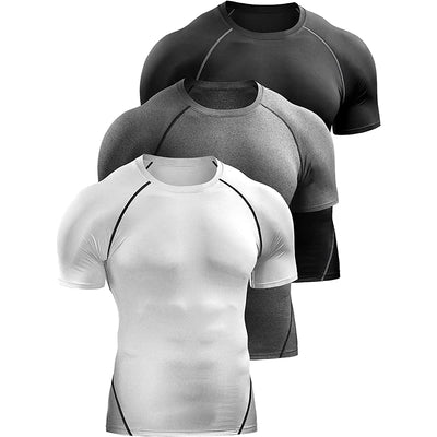 Kompressions-T-Shirt für Herren, Sommer-Sportbekleidung