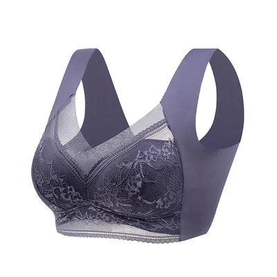 Damen Großer Push-Up-BH aus nahtloser Eisseide