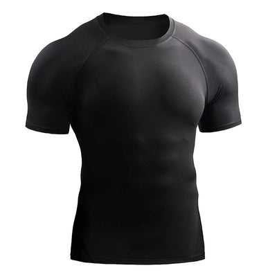 Kompressions-T-Shirt für Herren, Sommer-Sportbekleidung