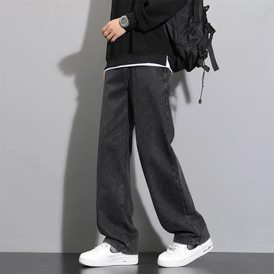Neu Koreanische männer Casual Lange Jeans Klassische