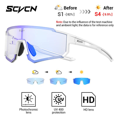 SCVCN Photochrome Sonnenbrillen Outdoor Sports