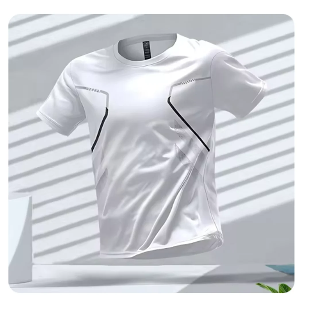 Herren T-Shirts Sport Running Herren Schnelltrocknend