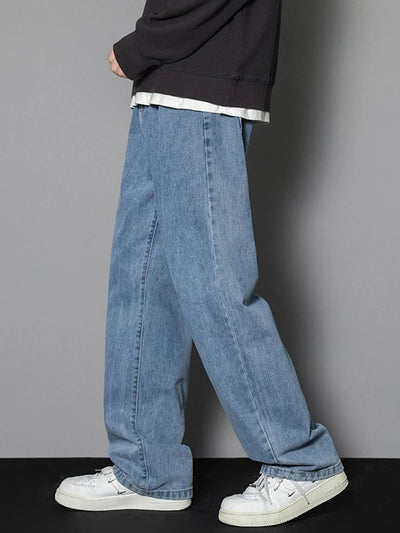 Neu Koreanische männer Casual Lange Jeans Klassische