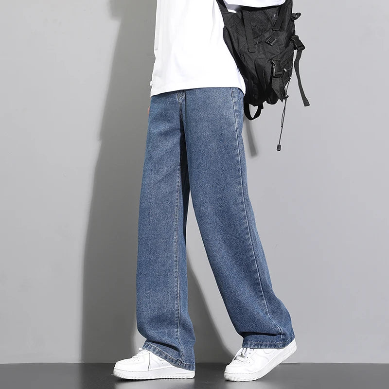 Neu Koreanische männer Casual Lange Jeans Klassische