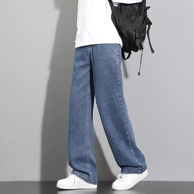 Neu Koreanische männer Casual Lange Jeans Klassische