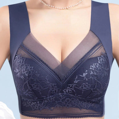 Damen Großer Push-Up-BH aus nahtloser Eisseide