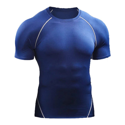Kompressions-T-Shirt für Herren, Sommer-Sportbekleidung